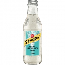   24 Fl. Schweppes EW 0,2l, Bitter Lemon 