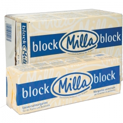   4 Stk. Milla Blockmargarine 2,5kg 