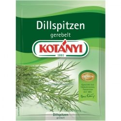   25 Pkg. Kotanyi Brief grn, Dillspitzen geschn. 