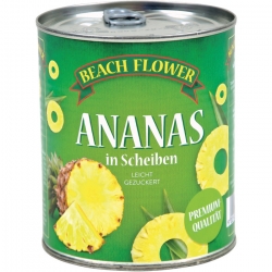   6 Stk. Beach Flower Ananasscheiben 850ml 