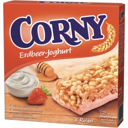   10 Pkg. Corny Riegel 6x25g, Erdbeer Joghurt 