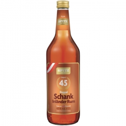   6 Fl. Spitz Doppel Schank Rum 45% 1L 